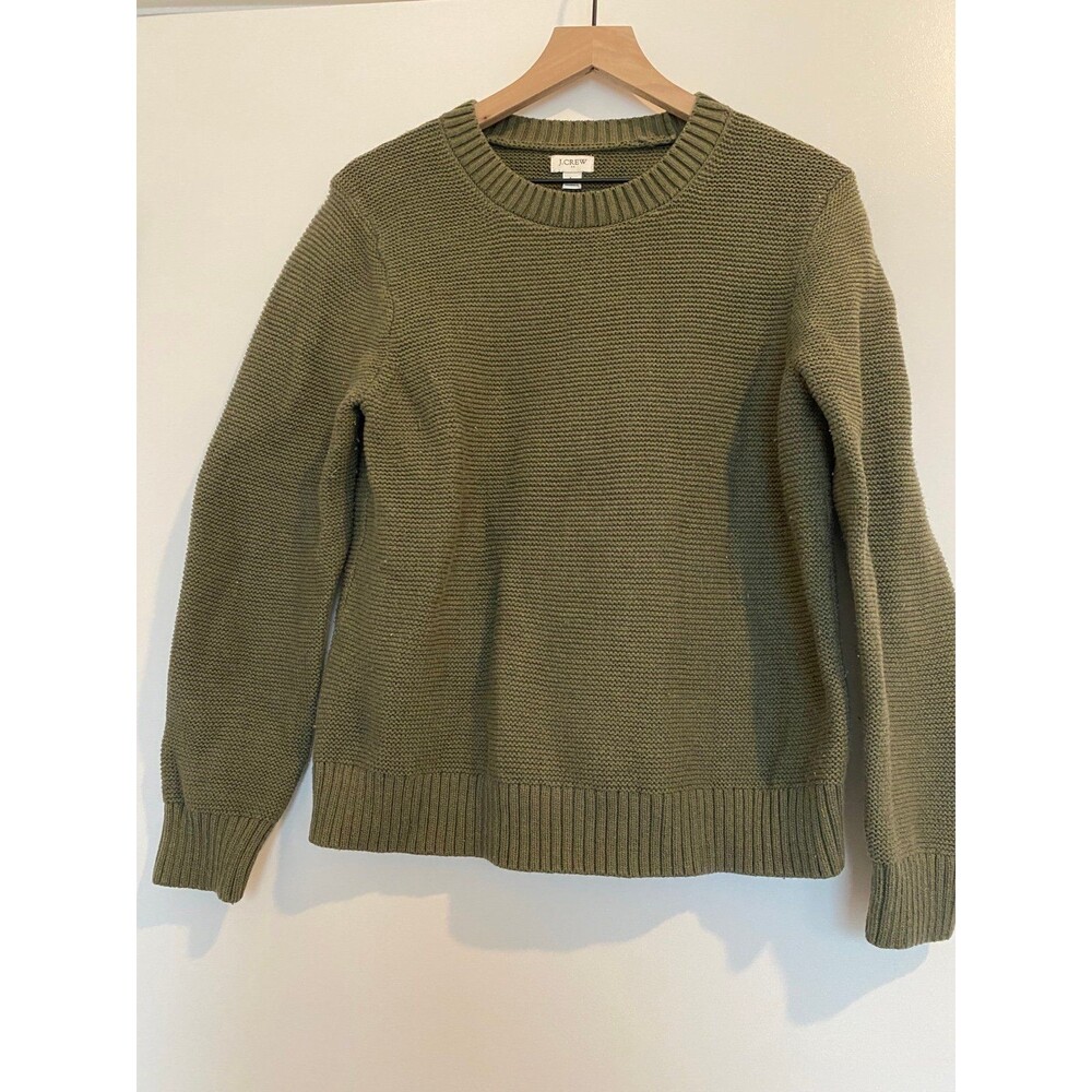 J Crew Green Sweater
